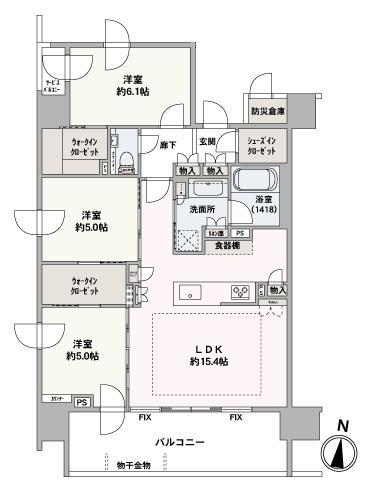 南向き窓の南西角住戸、陽当たり・眺望良好です! 南向き窓の南西角住戸、陽当たり・眺望良好です!