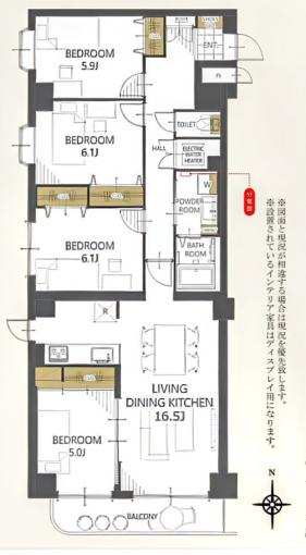 広々94㎡の4LDK 角部屋! 広々94㎡の4LDK 角部屋!