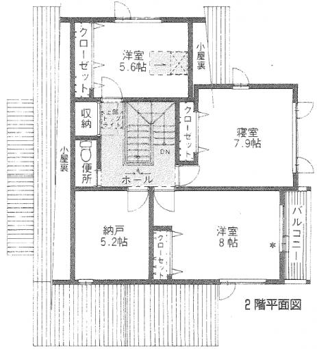 2階平面図