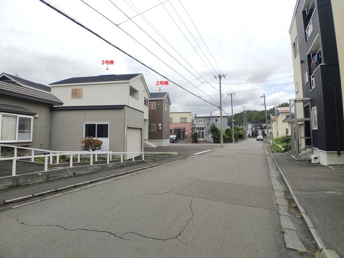 南側から現地方向 南側から現地方向