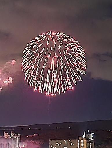 真駒内花火大会堪能 真駒内花火大会堪能