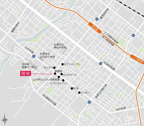 現地案内図
