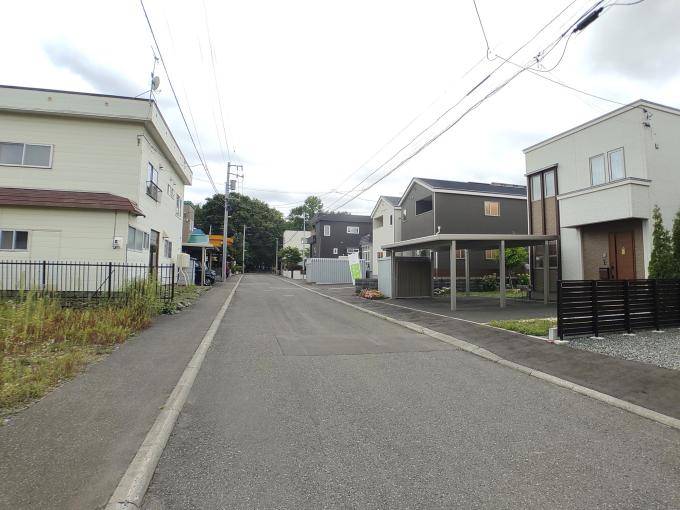 北側から現地方向 北側から現地方向