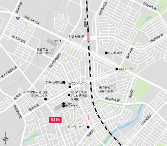 現地案内図 現地案内図