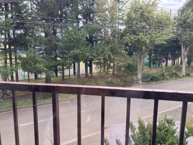 南面からは札幌北高校のグラウンドが見えます! 南面からは札幌北高校のグラウンドが見えます!