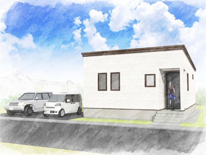 ≪平屋推奨プラン≫外観完成イメージパース ≪平屋推奨プラン≫外観完成イメージパース
