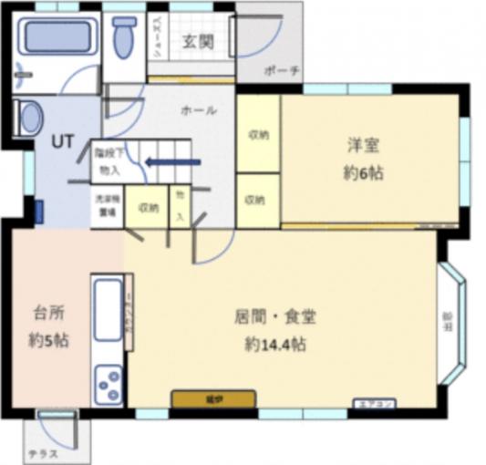 1階間取り図 1階間取り図
