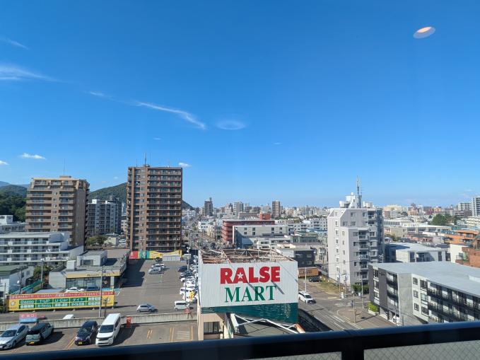 寝室からの眺望