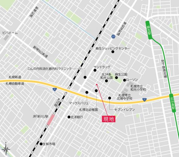現地案内図