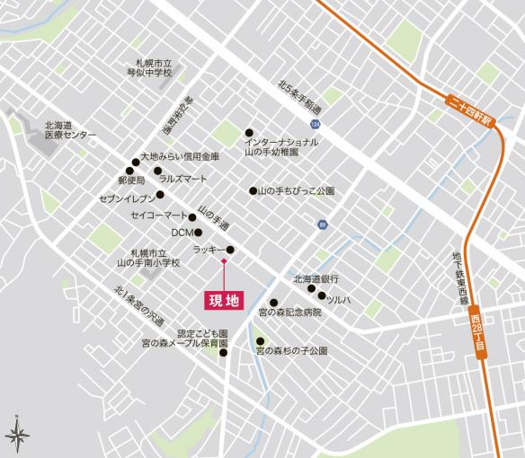 現地案内図