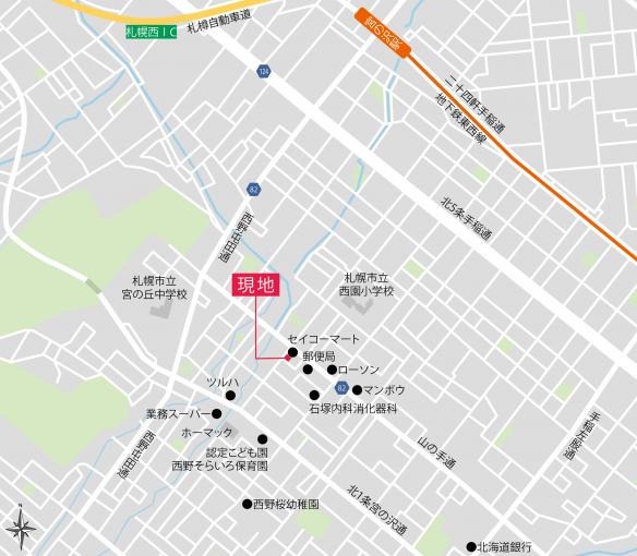 現地案内図