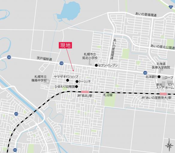現地案内図