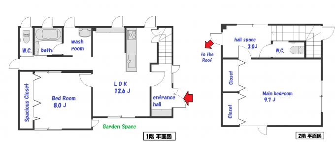 余裕の間取りの２LDKです。