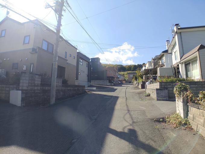 北東側から現地方向 北東側から現地方向
