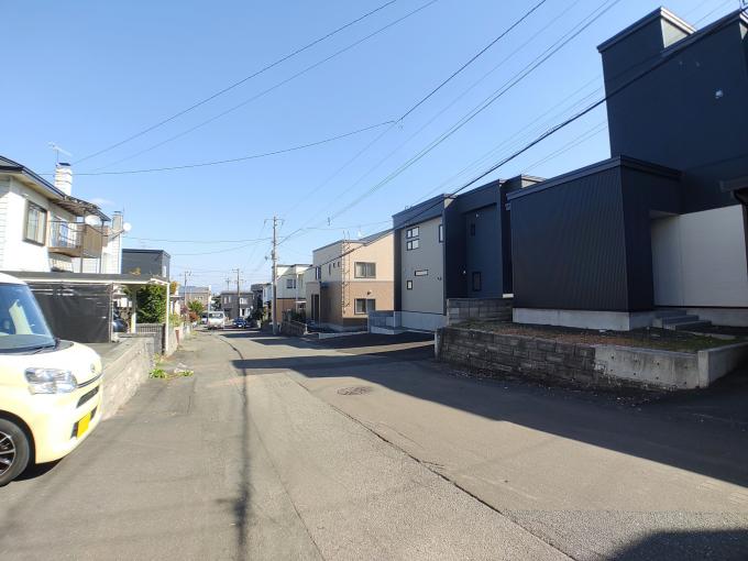 南西側から現地方向 南西側から現地方向