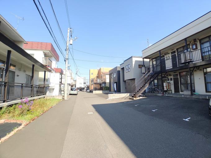 北東側から現地方向 北東側から現地方向