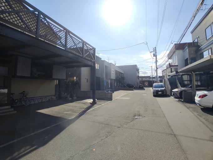 南西側から現地方向 南西側から現地方向