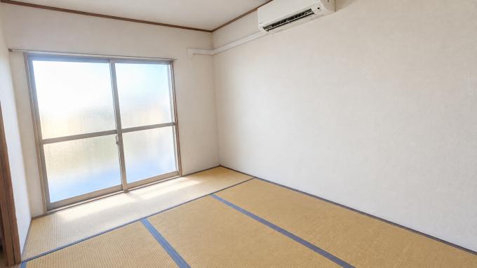 【和室】エアコン付きで快適空調！