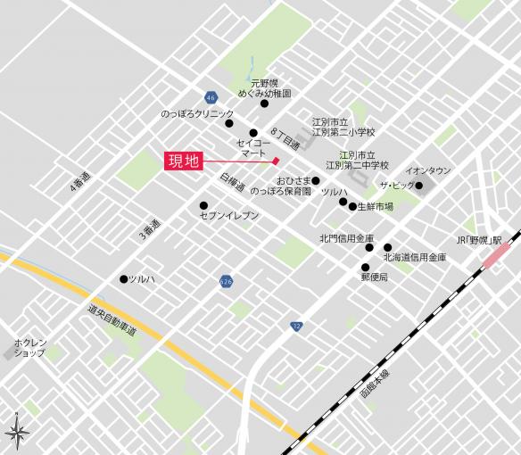 現地案内図