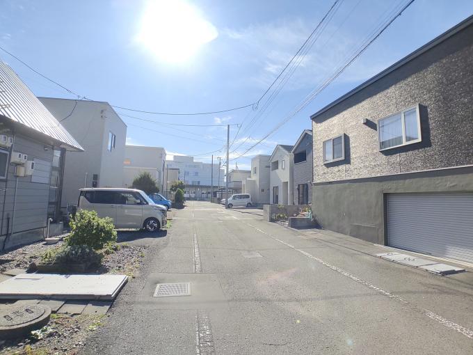 北側から現地方向