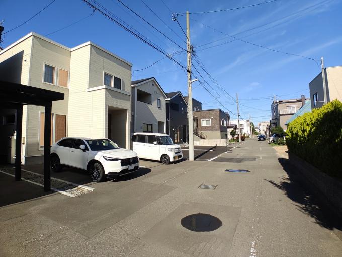 南側から現地方向