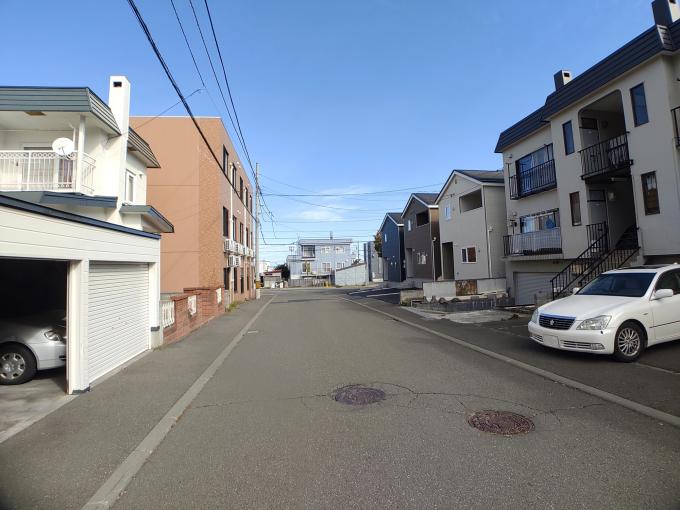 南西側から現地方向 南西側から現地方向