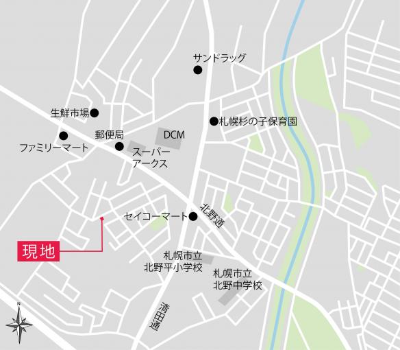 現地案内図 現地案内図