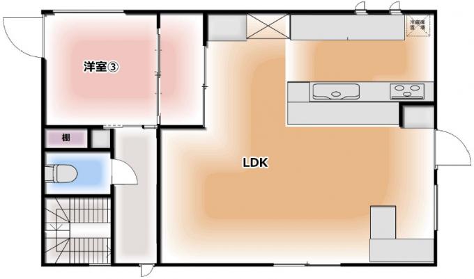 2階平面図※コンピューター作成のため現況優先 2階平面図※コンピューター作成のため現況優先