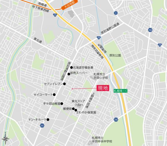 現地案内図 現地案内図