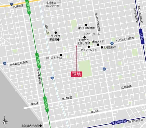 現地案内図 現地案内図