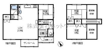 4LDKを3LDKに変更・居間フローリング張り 4LDKを3LDKに変更・居間フローリング張り